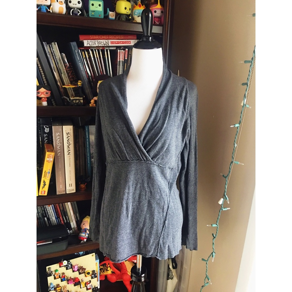 🌻 3/$35 Motherhood Maternity Light Sweater Gray